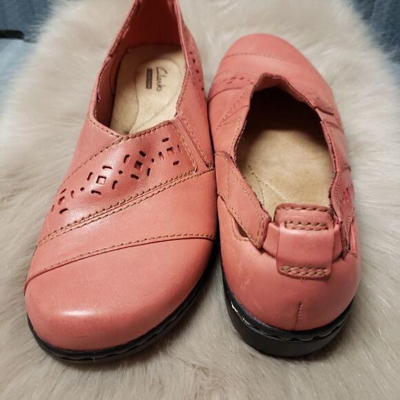 Clarks Evianna Fig Slip On Cut out Loafers l - Picture 6 of 7